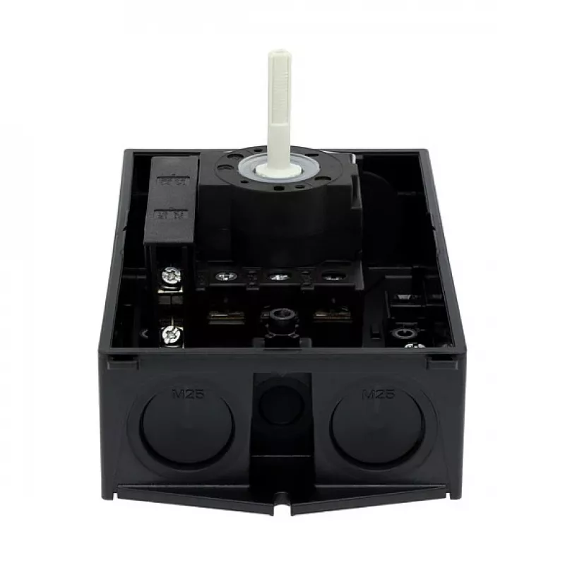 Eaton P1-25/I2/SVB-SW/HI11 3-Pole Main Switch 25A Surface Mount Black/White