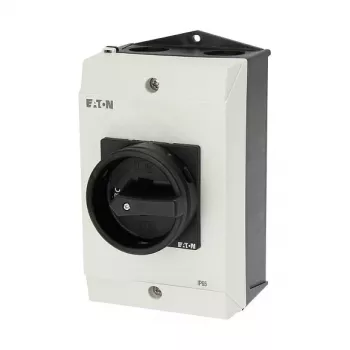 Eaton P1-32/I2/SVB-SW/HI11 32A 3-Pole Main Switch with Emergency Stop, IP65 Enclosed
