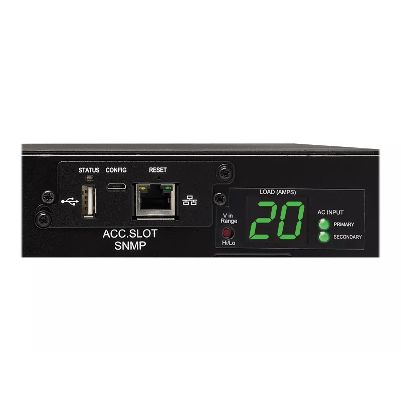 EATON PDUMH20HVATNET Metered PDU 20A 208/240V 0U Vertical Rackmount with 20 Outlets