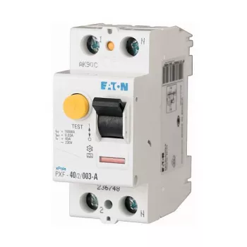 EATON PXF-40/2/003-A Residual Current Circuit Breaker (RCCB), 2-Pole, 40 A, 30 mA, Type A, 230/400 V AC