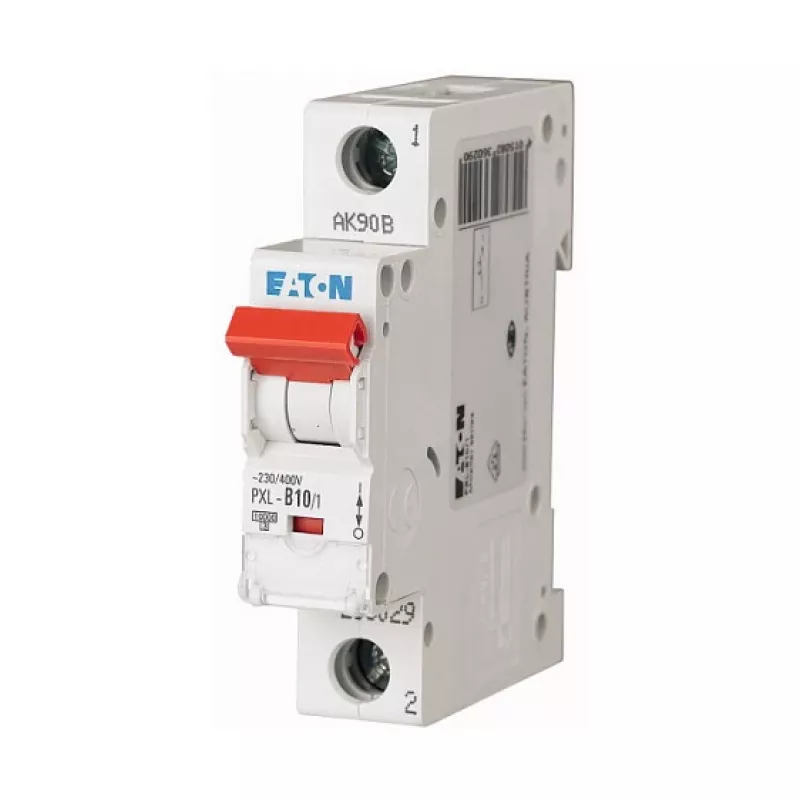 EATON PXL-B10/1 Miniature Circuit Breaker 1P 10A B Curve 6kA