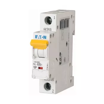 EATON PXL-B25/1 Miniature Circuit Breaker MCB, 25A, 1-Pole, Type B, 10kA, DIN Rail