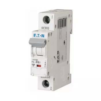 Eaton PXL-C16/1 Miniature Circuit Breaker 16A, 1-Pole, C-Curve, 10kA