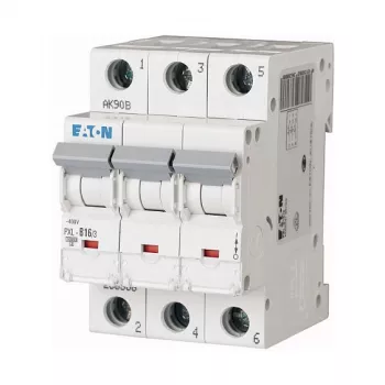Eaton PXL-C16/3 Miniature Circuit Breaker C-Curve 3-Pole 16A 10kA 236426