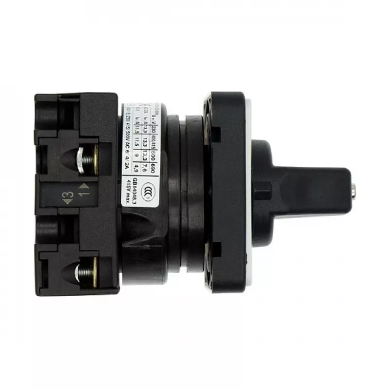 Eaton T0-1-15431/E 1-Pole Cam Switch 20A, 690V AC, Black/Grey, Front Mount, IP65