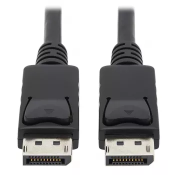 EATON Tripp Lite Series DisplayPort Cable with Latching Connectors, 4K 60 Hz (M/M), Black, 10 ft. (3.05 m)
