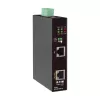 Eaton Tripp Lite Series Industrial Gigabit PoE++ Injector, 60W, 802.3bt, Midspan, -40°C to 75°C, IP30, Dual 24-57VDC, DIN Rail, 1-Port, Black