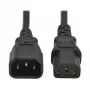 Eaton Tripp Lite Series Power Cord - IEC 60320 C14 to IEC 60320 C13 - 1.8 m (6 ft) - Black
