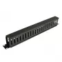 Eaton Tripp Lite Series Rack Enclosure Horizontal Cable Manager (Finger Duct) 1URM - Black - 1U - 19 in