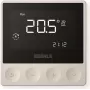 Eberle ATR 4800 AP Programmable Clock Thermostat for Room and Floor Temperature Control, Surface-Mounted, 230 V AC, 10 A, Weekly Program, LCD Backlight, Pure White 567194458600