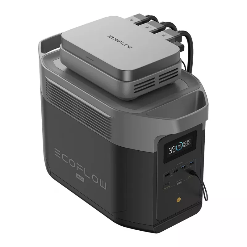 EcoFlow Smart Cooling Deck for Glacier Portable Refrigerator - Foldable, Magnetic, with Cutting Board, Cup Holders, LED Light & Storage
