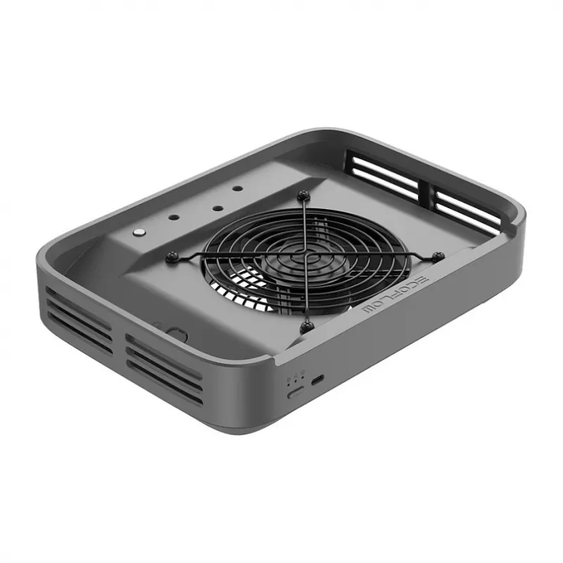EcoFlow Smart Cooling Deck for Glacier Portable Refrigerator - Foldable, Magnetic, with Cutting Board, Cup Holders, LED Light & Storage