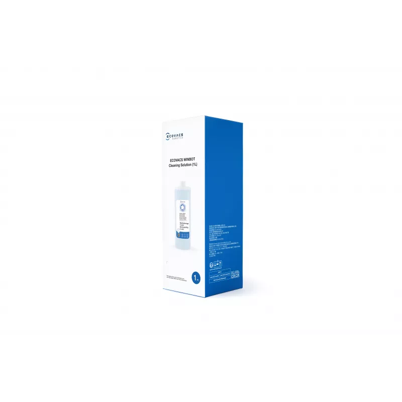 ECOVACS WINBOT Cleaning Solution 1L Refill Bottle – Non-Foaming, Streak-Free for Windows, Tiles, and Mirrors (W-SO01-00009)