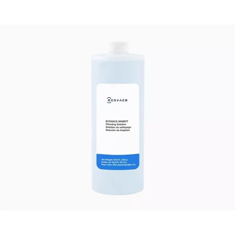 ECOVACS WINBOT Cleaning Solution 1L Refill Bottle – Non-Foaming, Streak-Free for Windows, Tiles, and Mirrors (W-SO01-00009)