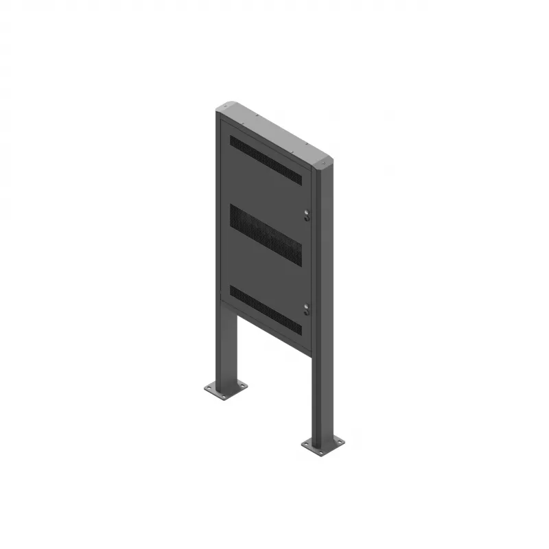 EDBAK EB-POK100 Outdoor Portrait Kiosk for Samsung 55 inch LH55OHF Display, IP56, Black