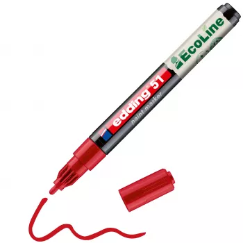 Edding 51 EcoLine Paint Marker Red 1-2 mm 4-51-002