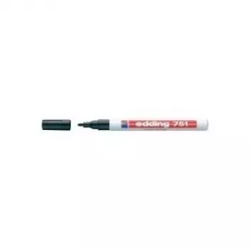Edding e-751 Gloss Paint Marker Black 1-2 mm 04BLK751-1001