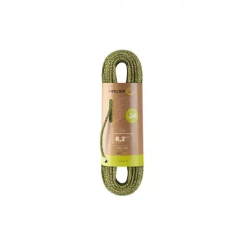 EDELRID Lina Starling Protect Eco Dry 8.2mm 70m Yellow-Night Climbing Rope
