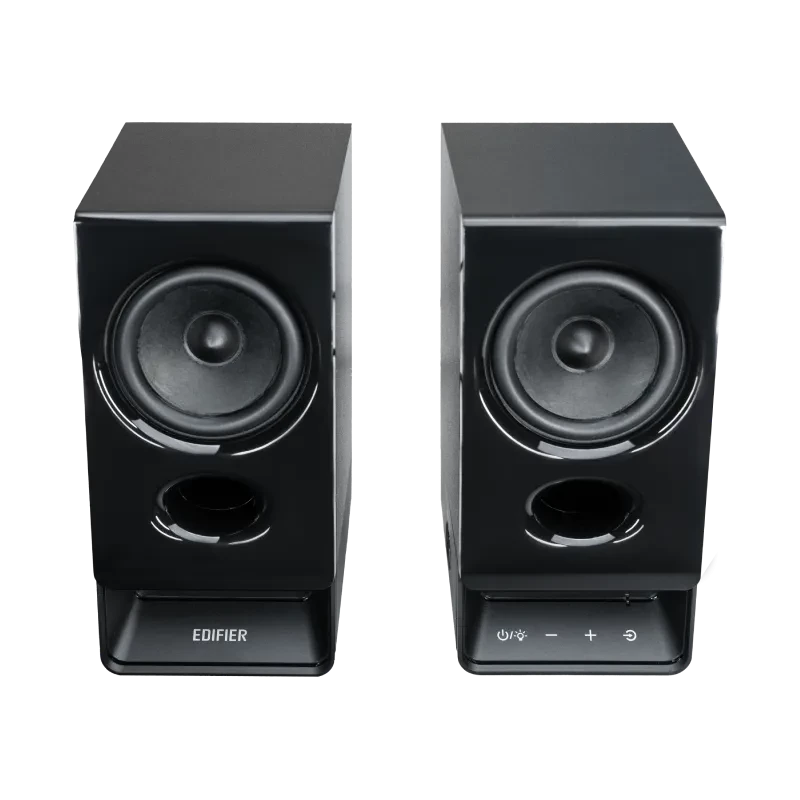 Edifier R20BT Compact Bluetooth 2.0 Speakers with Ambient Light, Black