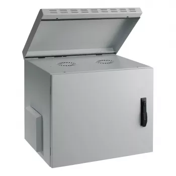 EFB 19-inch Wall-Mount Cabinet IP55 12U Glass Door Depth 600 mm RAL7035