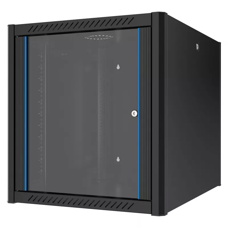 EFB 19 inch Wall-Mount Cabinet 26U, 800mm Depth, RAL9005 Jet Black