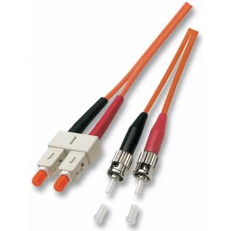 EFB Duplex Fiber Patch Cable SC-ST OM3 50/125µm LSZH Aqua 5m