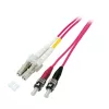 EFB Duplex Jumper LC-ST 50/125µm OM4 LSZH Erika Violet 2.0mm 5m