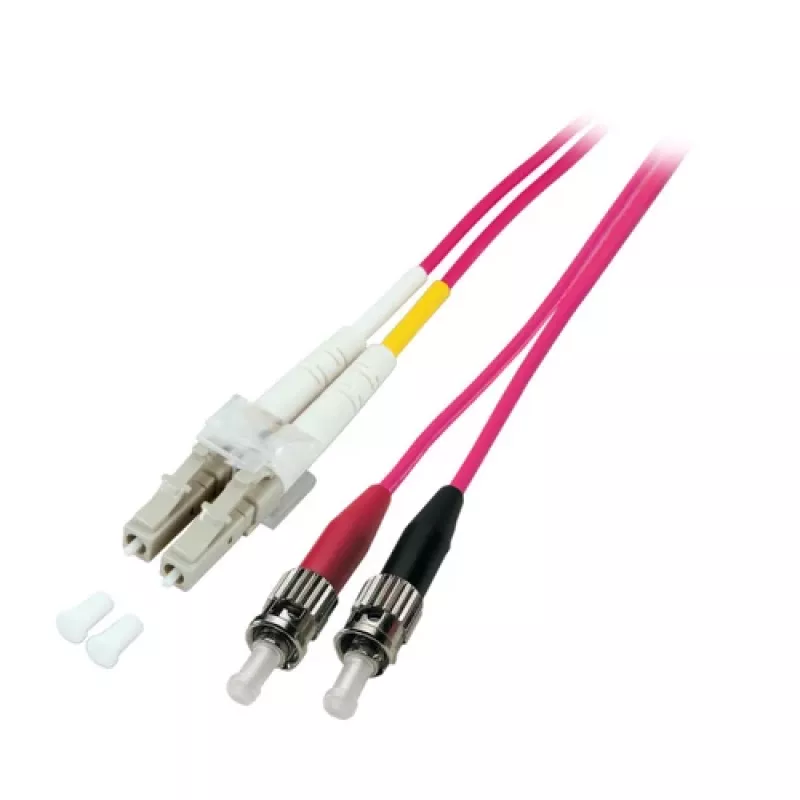 EFB Duplex Jumper LC-ST 50/125µm OM4 LSZH Erika Violet 2.0mm 5m