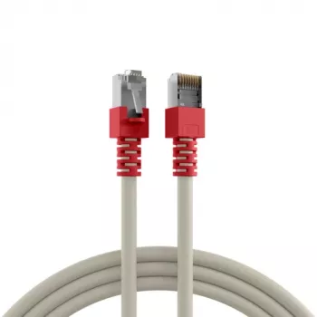 EFB ECOLAN Cat.5e SF/UTP Crossover Patch Cable, RJ45, CCA, PVC, Grey, 0.5m