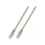 EFB ECOLAN RJ45 Patch Cable Cat.6 U/UTP PVC CCA 1m Grey