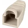 EFB Electronics Network Cable Boots RJ45 Beige Snagless Latch Protection Pack of 100