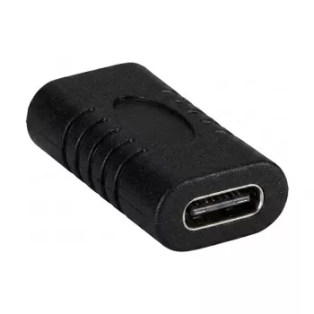 EFB Electronics USB 3.2 Type-C Adapter, Type-C Female - Type-C Female, Black