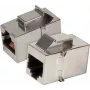 EFB Elektronik 37508.1V2 RJ45 Keystone Adapter, Stainless Steel, IP68, Cat.6, Shielded, Panel Mount