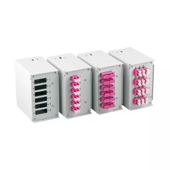 EFB ELEKTRONIK 53705.4V2B2 DIN Rail Front Panel Empty 1.7mm 12x SC-Simplex / LC-Duplex / E2000