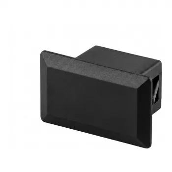 EFB-Elektronik Blind Plug Plastic Black for ST/FC Bore (D-hole), Pack of 100