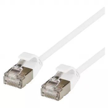 EFB ELEKTRONIK Cat.6A U/FTP TPE Ultra-Flexible RJ45 Patch Cable, White, 1.5 m