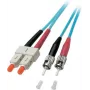 EFB-Elektronik ECOFIBER Duplex Jumper SC-ST 50/125µ OM3 LSZH Aqua 3.0mm 15m