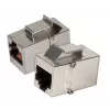 EFB Elektronik Keystone Adapter Module RJ45 Female to Female STP Cat.5e Stainless Steel - 37508.1V3