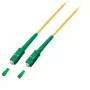 EFB Elektronik Network Cable SC/APC Single Mode (M) 2m Duplex OS2 LSZH Yellow