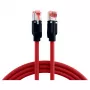 EFB ELEKTRONIK RJ45 Patch Cable Cat.6A S/FTP PUR Draka UC900 TM21 Red 0.25m