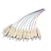 EFB Elektronik SC Single Mode Fiber Optic Patch Cable, Duplex 9/125µm, 1m, LSZH, Yellow