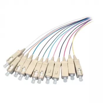 EFB Elektronik SC Single Mode Fiber Optic Patch Cable, Duplex 9/125µm, 1m, LSZH, Yellow