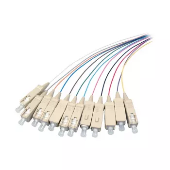 EFB Elektronik SC Single Mode Fiber Optic Patch Cable, Duplex 9/125µm, 1m, LSZH, Yellow