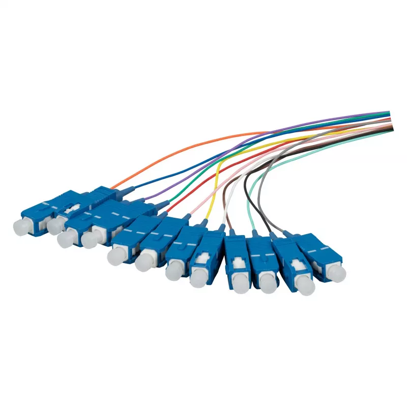 EFB FTTH-PIGTAIL-SC12 SC OS2 G657.A2 12-Colour Fibre Pigtail Set, 2m (12-Pack)