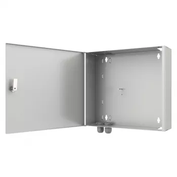 EFB Mini Wall Mount Enclosure 5 Modules 290x320x88mm Light Grey RAL 7035 IP30 Lockable