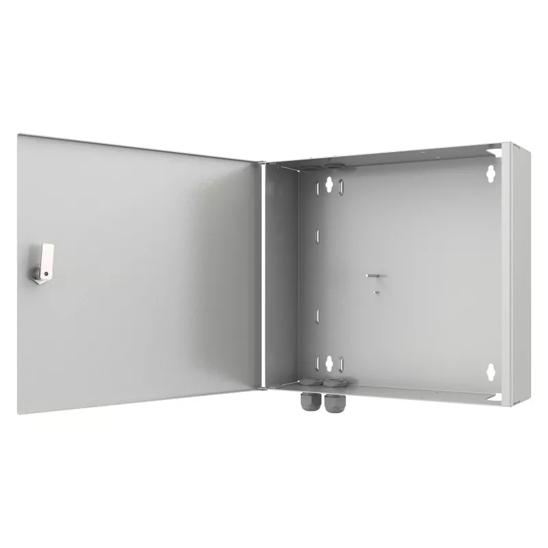EFB Mini Wall Mount Enclosure 5 Modules 290x320x88mm Light Grey RAL 7035 IP30 Lockable