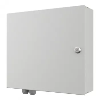 EFB Mini Wall Mount Enclosure 5 Modules 290x320x88mm Light Grey RAL 7035 IP30 Lockable