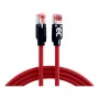 EFB RJ45 Patch Cable Cat.6A S/FTP PUR Draka UC900 TM21 Red 0.5m