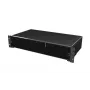 EFB VSB2HE-A-SW 2U Sliding Rack Splice Box, Unpopulated, Black, Without Front Panel