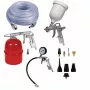 Einhell 4132776 Pneumatic Tool Set 5-Piece with Blow Gun, Tire Inflator, Paint Spray Gun, Underbody Spray Gun and 4m Spiral Hose